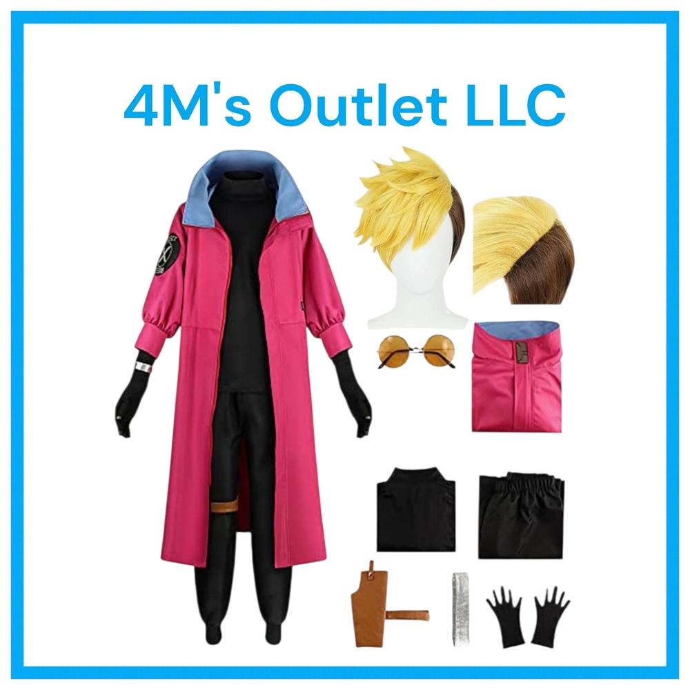 Pink Anime Cosplay Costume Set